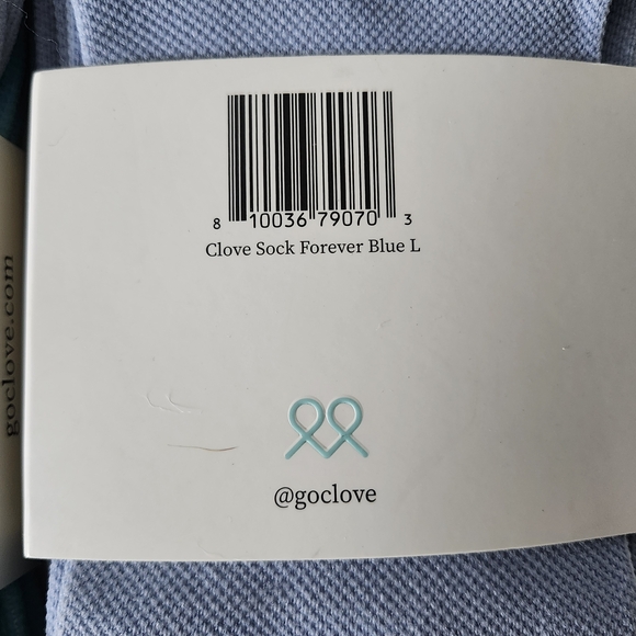 Clove Compression Socka 2 Pair Size Large Birthday Cake & Forever Blue - Picture 5 of 5